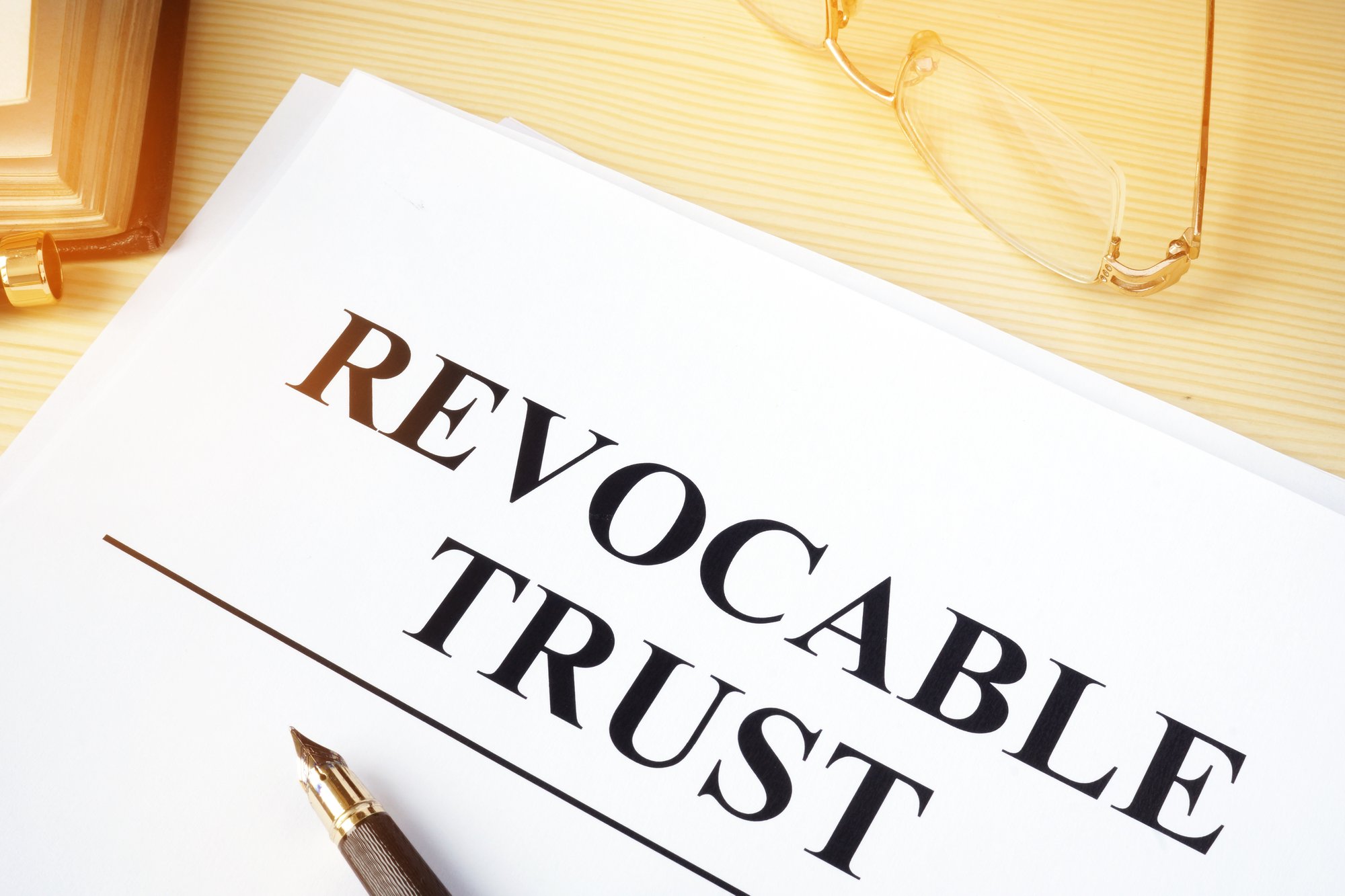 Revocable Living Trust Stock Image